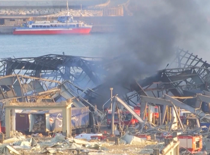 beirut-explosion-damage Reaching out in Lebanon after the Beirut explosion.