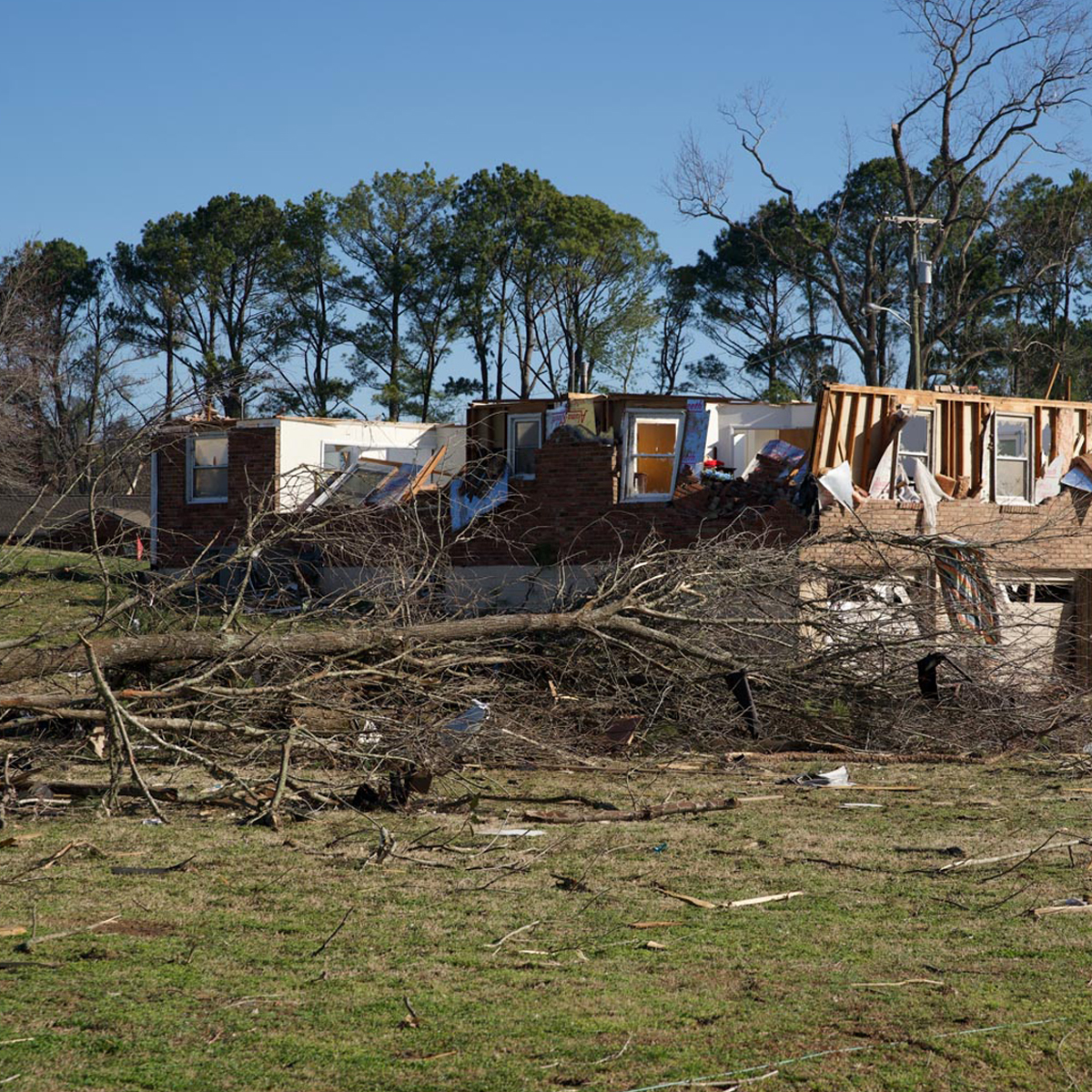 nashville-tornado-damage-house-2 Disaster Relief Donation For Damage from Nashville tornado.